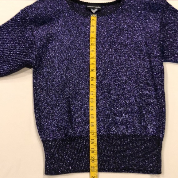 Vintage Pierre Cardin metallic purple pullover top - Picture 8 of 11